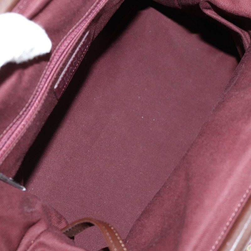 【日本直送】香奈兒刺繡塗鴉手袋 帆布皮革 卡其色 CC 標誌 正品 127134SM-9