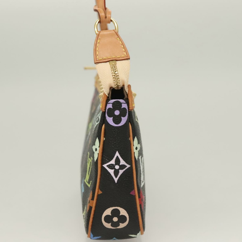 【日本直送】LOUIS VUITTON Monogram 多色 Pochette Accessoires 黑色 M92648 正品 127223V-2