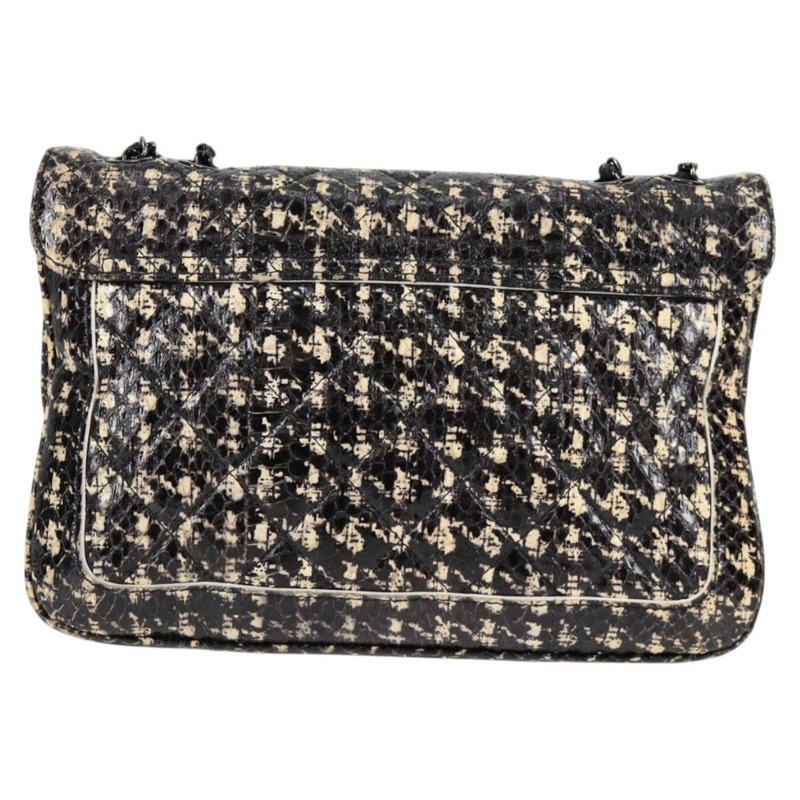 【日本直送】香奈兒 Matelasse 鏈條單肩包 皮革 黑色 銀色 CC 正品 127576M-1