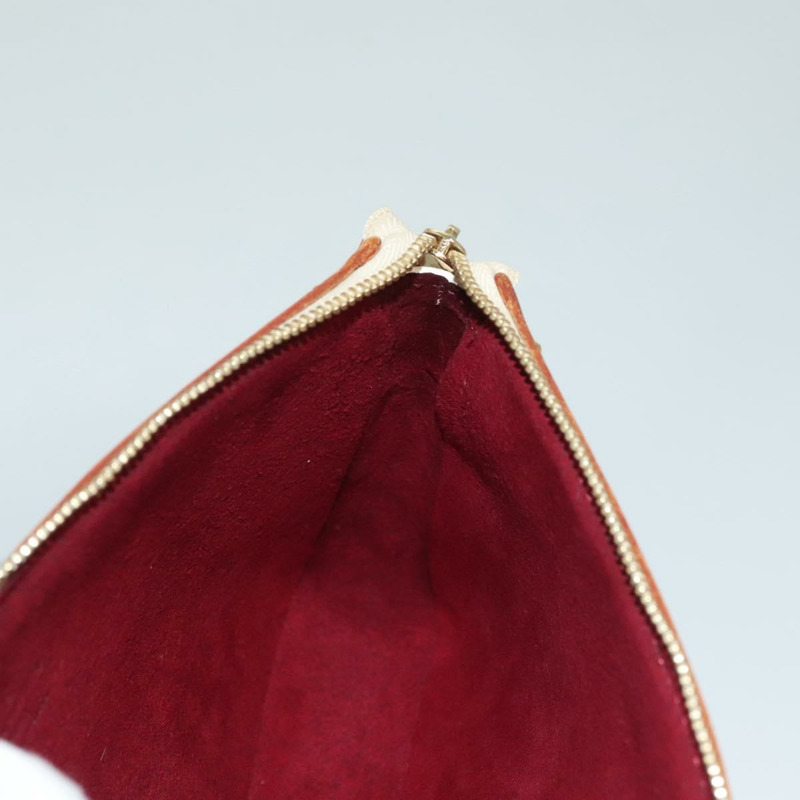 【日本直送】路易威登 多色手拿包配件袋 白色 M92649 正品 127704V-19