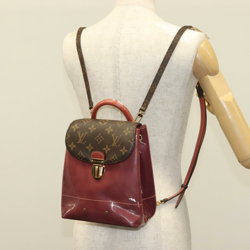 【日本直送】路易威登 Monogram Vernis Hot Springs 粉紅雙肩包 M53545 LV 正品 127967-25