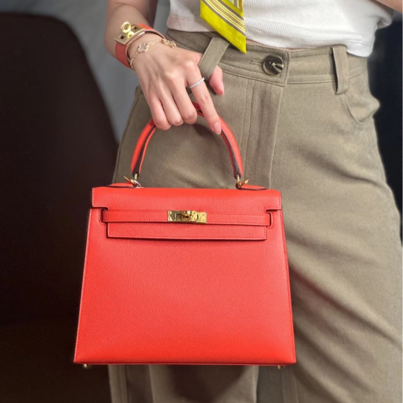 Hermes 愛馬仕 kelly35 T9色 心想事橙🧡-0