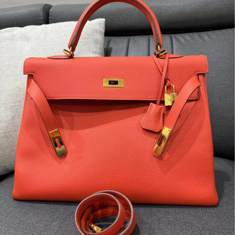 Hermes 愛馬仕 kelly35 T9色 心想事橙🧡-1