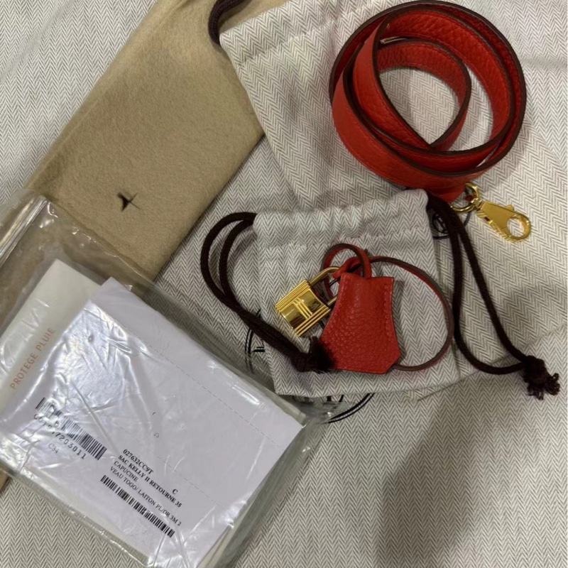 Hermes 愛馬仕 kelly35 T9色 心想事橙🧡-15