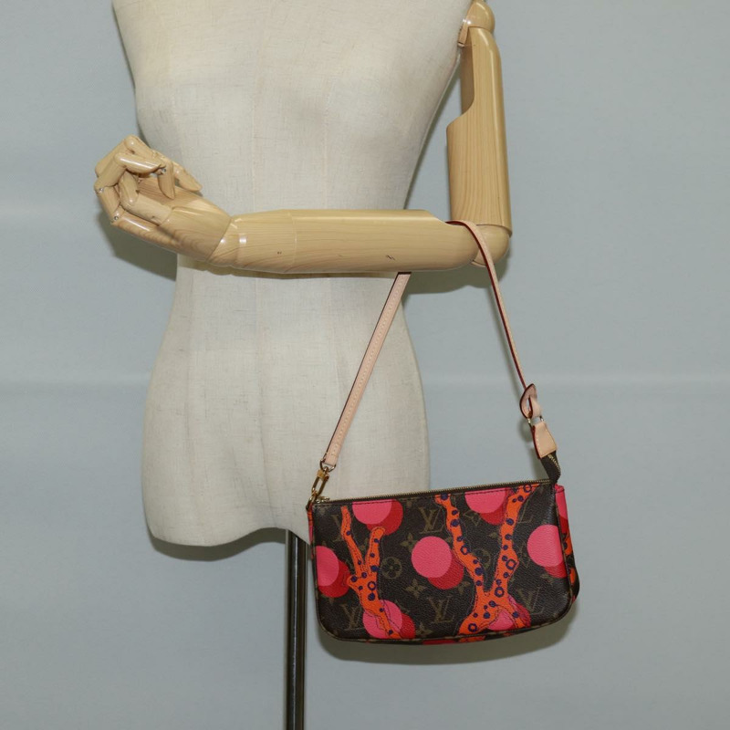 【日本直送】路易威登 Monogram La Mage 手拿包配件紅色 M41604 LV Auth 126224SM-22