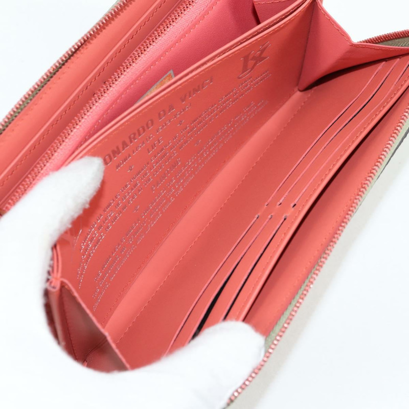 【日本直送】路易威登大師系列達文西 Zippy 錢包綠色 M64606 正品 127707M-25