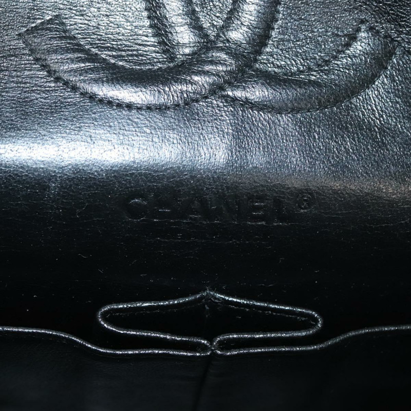 【日本直送】香奈兒 Matelasse 25 雙蓋鏈條包 帆布 白色 銀色 CC 標誌 Auth 126243SV-21