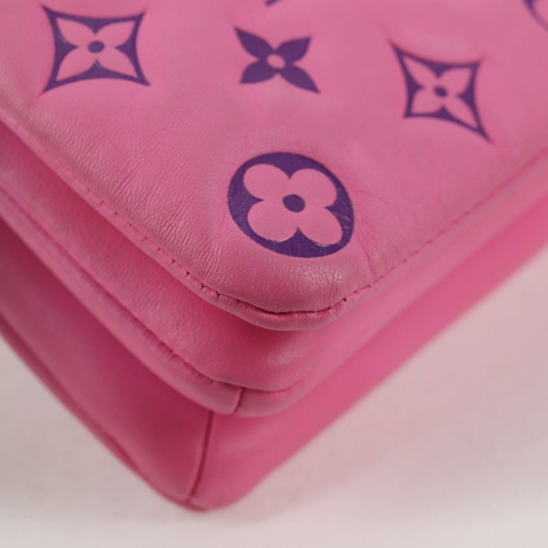 【日本直送】路易威登 Monogram Pochette Coussin 肩背包粉紅 M80745 LV 正品 126599M-9