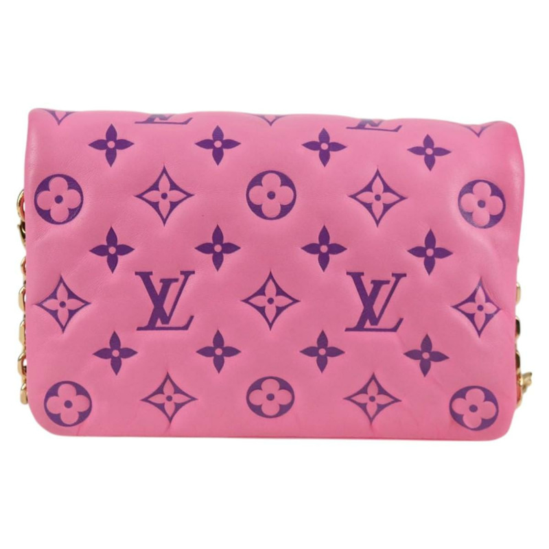 【日本直送】路易威登 Monogram Pochette Coussin 肩背包粉紅 M80745 LV 正品 126599M-12