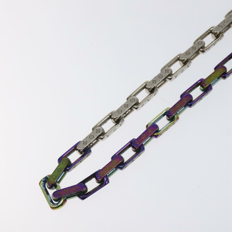 【日本直送】LOUIS VUITTON 字母項鍊 金屬 彩虹色 M69449 正品 130074-2