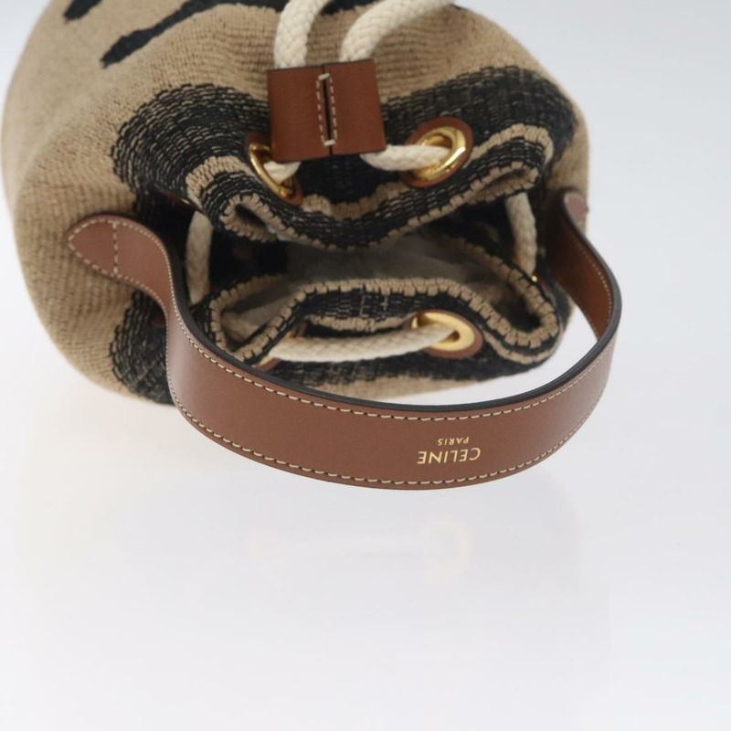 【日本直送】CELINE 肩背包 拉菲草 米色 正品 125820M-6