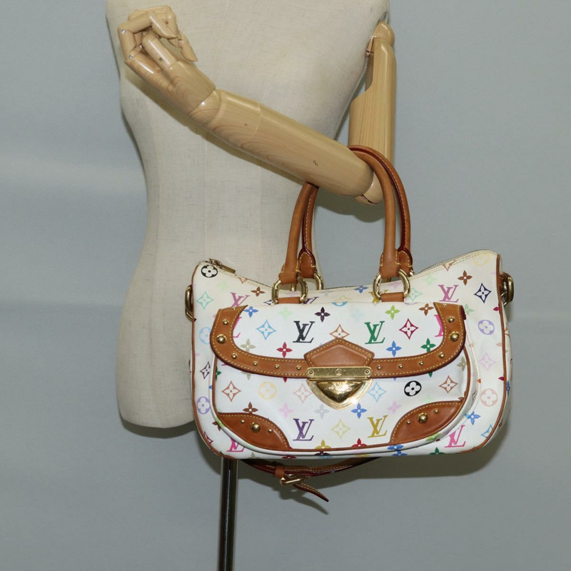 【日本直送】路易威登 Monogram 多色 Rita 包 2 向 白色 M40125 LV 授權 128116V-24