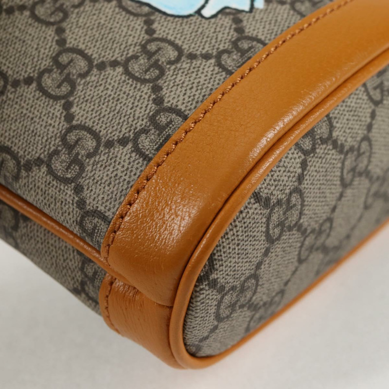 【日本直送】GUCCI GG Supreme 單肩包 PVC 米色金色 660304 正品 115292M-7