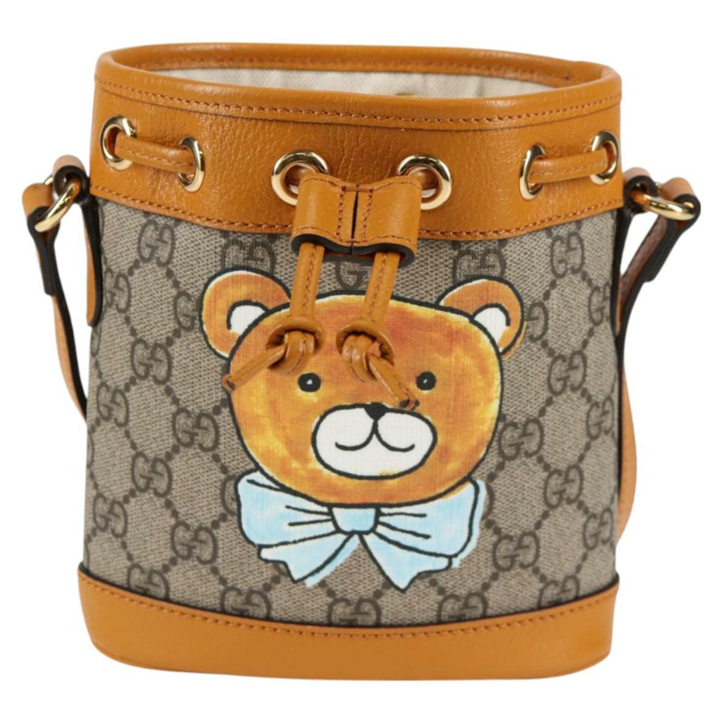 【日本直送】GUCCI GG Supreme 單肩包 PVC 米色金色 660304 正品 115292M-12