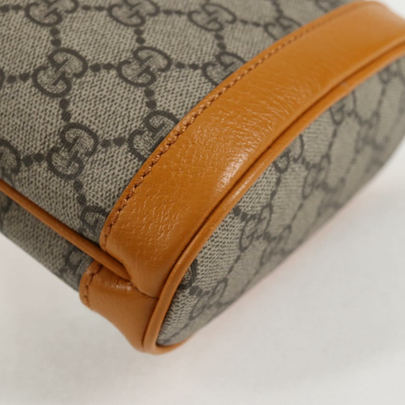 【日本直送】GUCCI GG Supreme 單肩包 PVC 米色金色 660304 正品 115292M-15