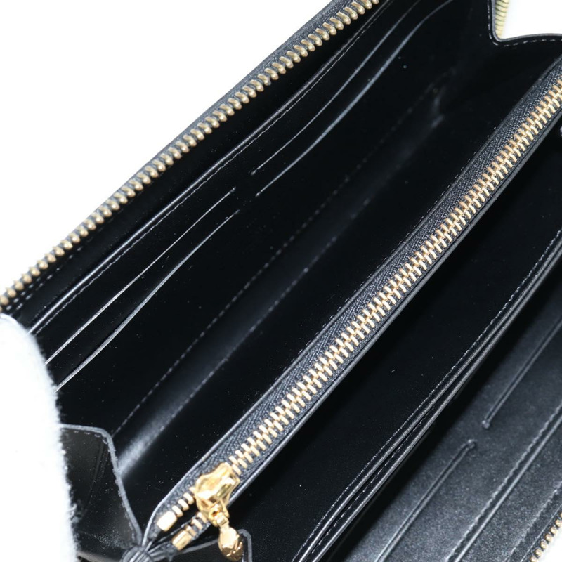 【日本直送】LOUIS VUITTON 草間彌生 Vernis Zippy 皮夾 白色黑色 M91573 正品 128837V-8