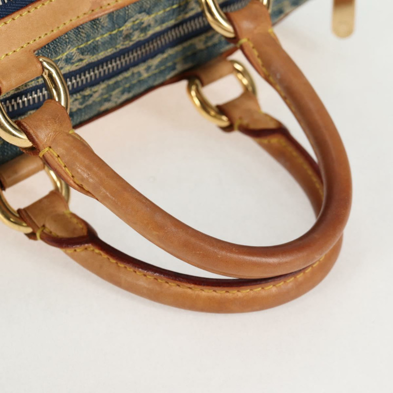 【日本直送】路易威登 Monogram Denim Neo Speedy 手提包藍色 M95019 LV 授權 130469V-6