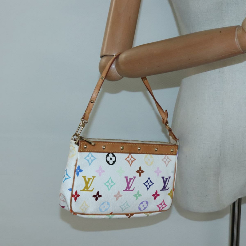 【日本直送】路易威登 多色手拿包配件袋 白色 M92649 正品 130464V-20