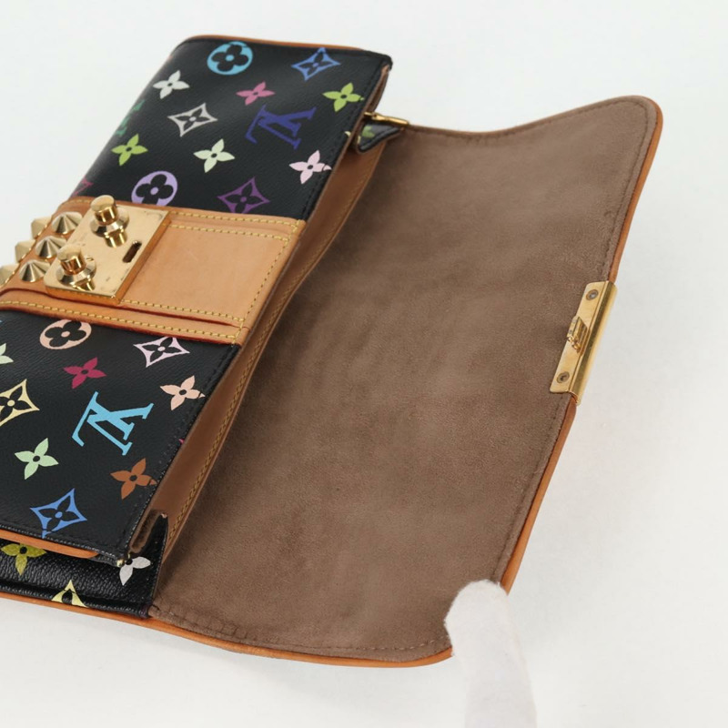 【日本直送】路易威登多色 Pochette Courtney 手拿包黑色 M45640 正品 128863V-7