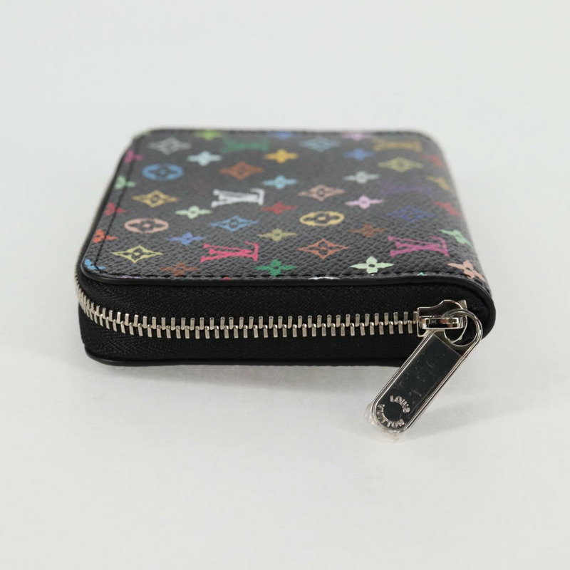 【日本直送】LOUIS VUITTON 多色 LV × TM Zippy 零皮夾 黑色 M13409 LV Auth 128840M-2