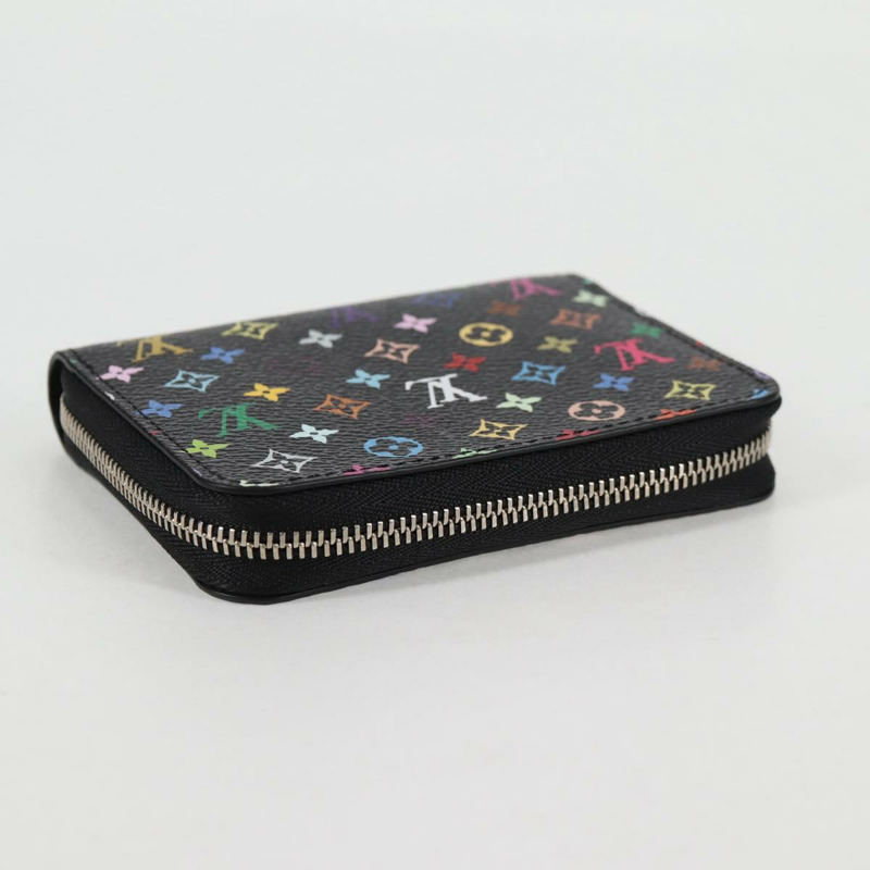 【日本直送】LOUIS VUITTON 多色 LV × TM Zippy 零皮夾 黑色 M13409 LV Auth 128840M-4
