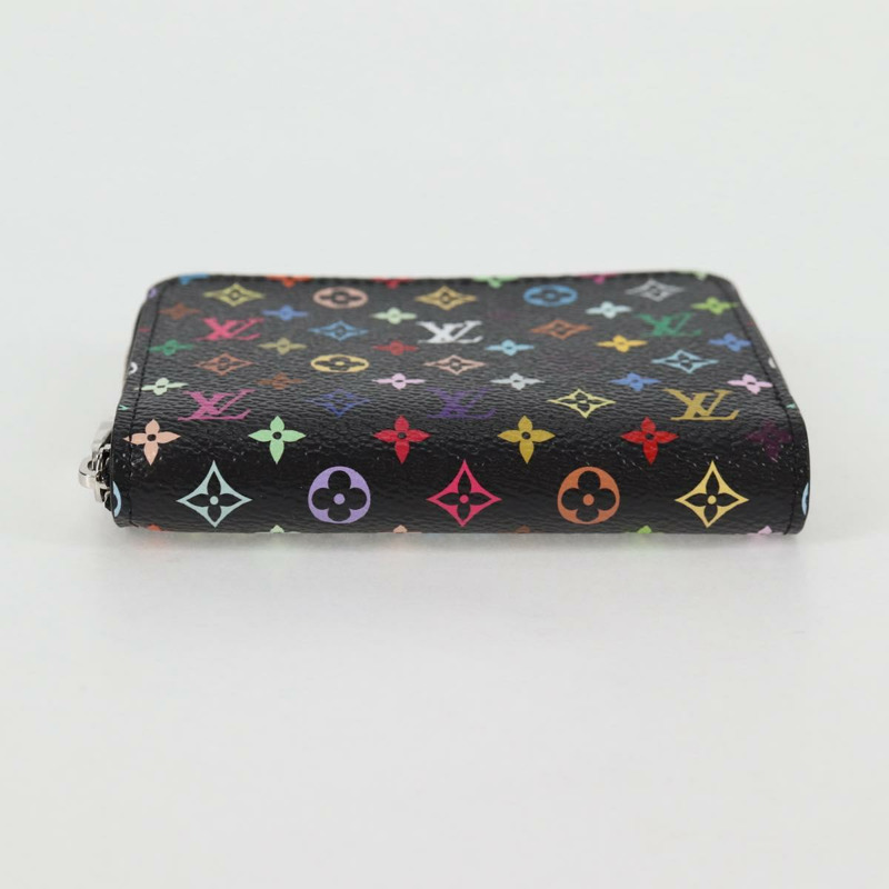【日本直送】LOUIS VUITTON 多色 LV × TM Zippy 零皮夾 黑色 M13409 LV Auth 128840M-5