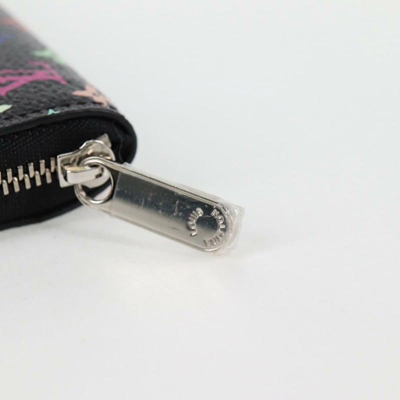 【日本直送】LOUIS VUITTON 多色 LV × TM Zippy 零皮夾 黑色 M13409 LV Auth 128840M-7