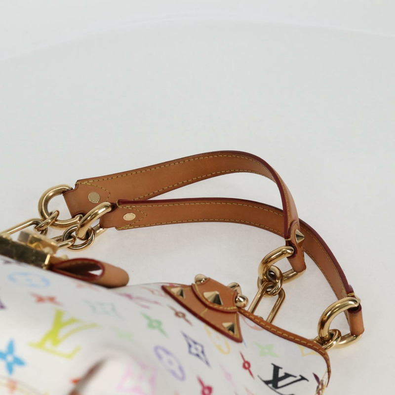 【日本直送】路易威登 Monogram 多色 Annie 中型托特包白色 M40307 LV 授權 131091V-7