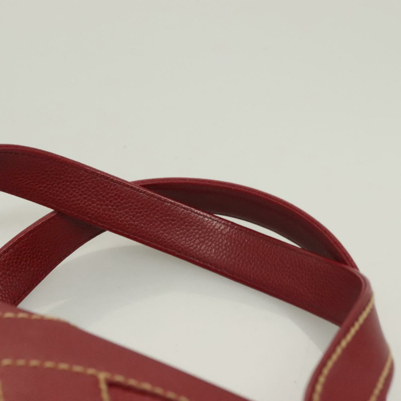 【日本直送】香奈兒 Wild Stitch 手袋 魚子醬皮 波爾多金 CC 正品 126239V-7