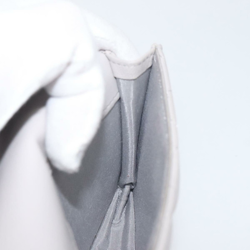 【日本直送】香奈兒 Matelasse 鏈條錢包單肩包小羊皮灰金 CC 正品 128807M-19