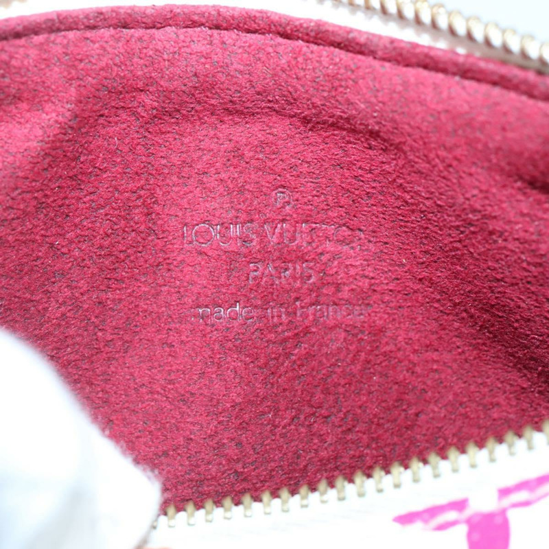 【日本直送】路易威登 Monogram 多色迷你 Speedy 手提包白色 M92645 正品 131386V-17