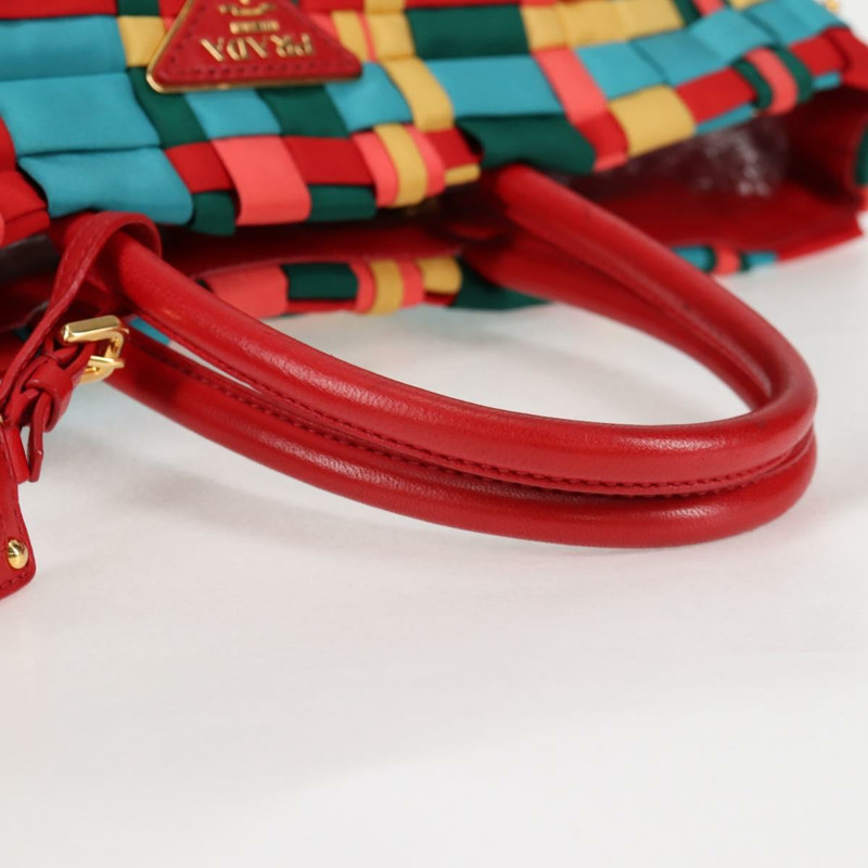 【日本直送】PRADA 尼龍雙肩包 紅色金色 正品 131587V-6