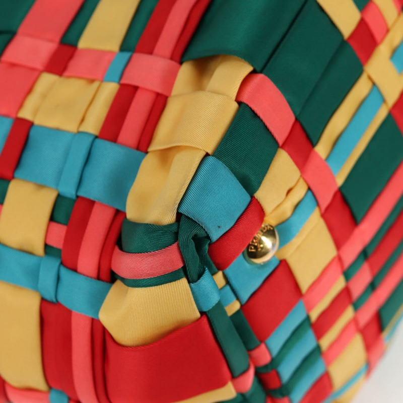 【日本直送】PRADA 尼龍雙肩包 紅色金色 正品 131587V-8