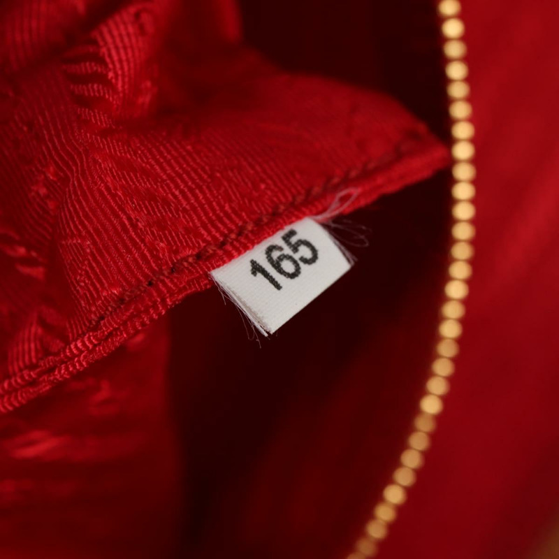 【日本直送】PRADA 尼龍雙肩包 紅色金色 正品 131587V-10