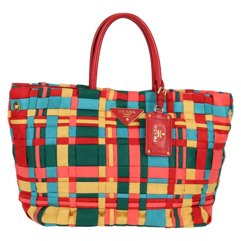 【日本直送】PRADA 尼龍雙肩包 紅色金色 正品 131587V-12