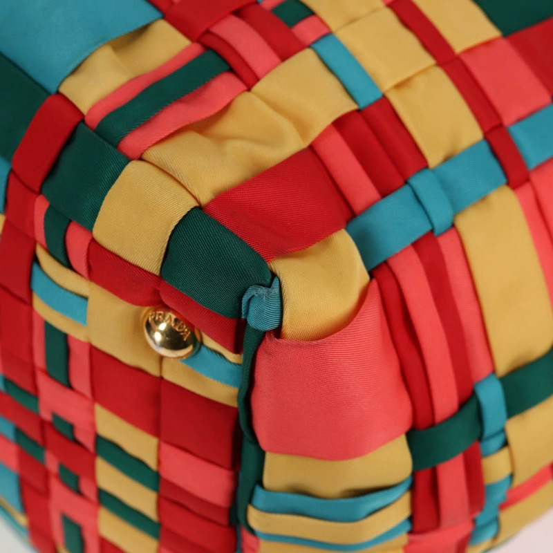 【日本直送】PRADA 尼龍雙肩包 紅色金色 正品 131587V-13