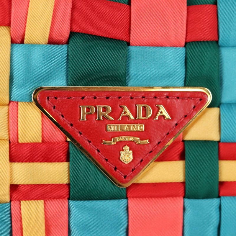【日本直送】PRADA 尼龍雙肩包 紅色金色 正品 131587V-16
