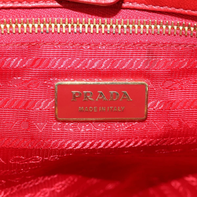 【日本直送】PRADA 尼龍雙肩包 紅色金色 正品 131587V-18