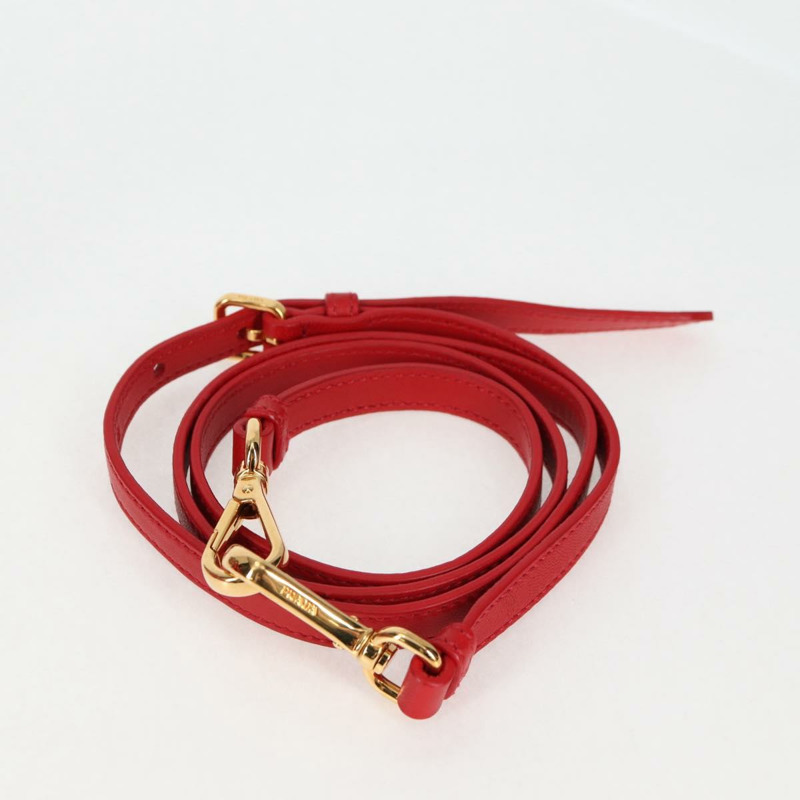 【日本直送】PRADA 尼龍雙肩包 紅色金色 正品 131587V-23