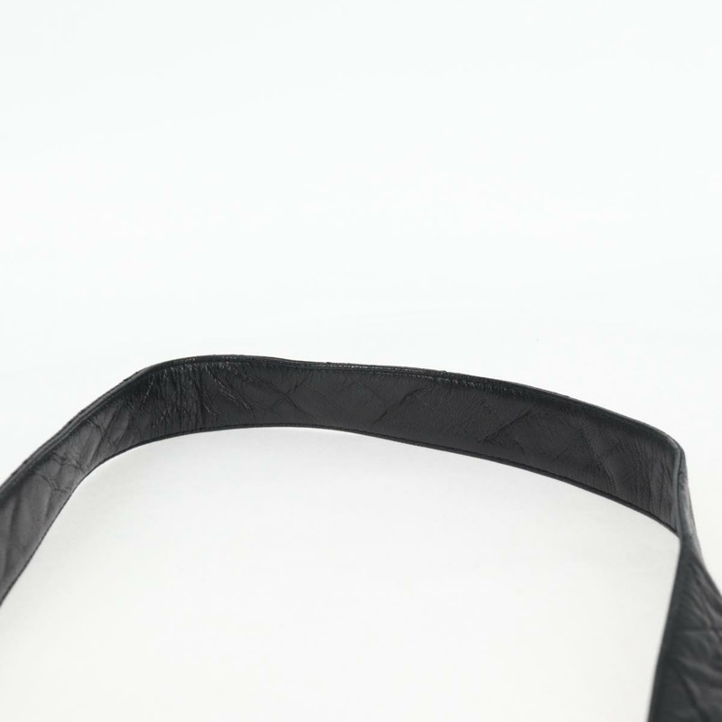 【日本直送】香奈兒 Matelasse 單肩包 小羊皮 黑金 CC 正品 132061V-6