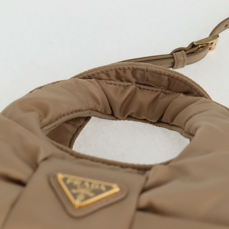 【日本直送】PRADA 尼龍雙肩包 米色 金色 正品 118908SM-6