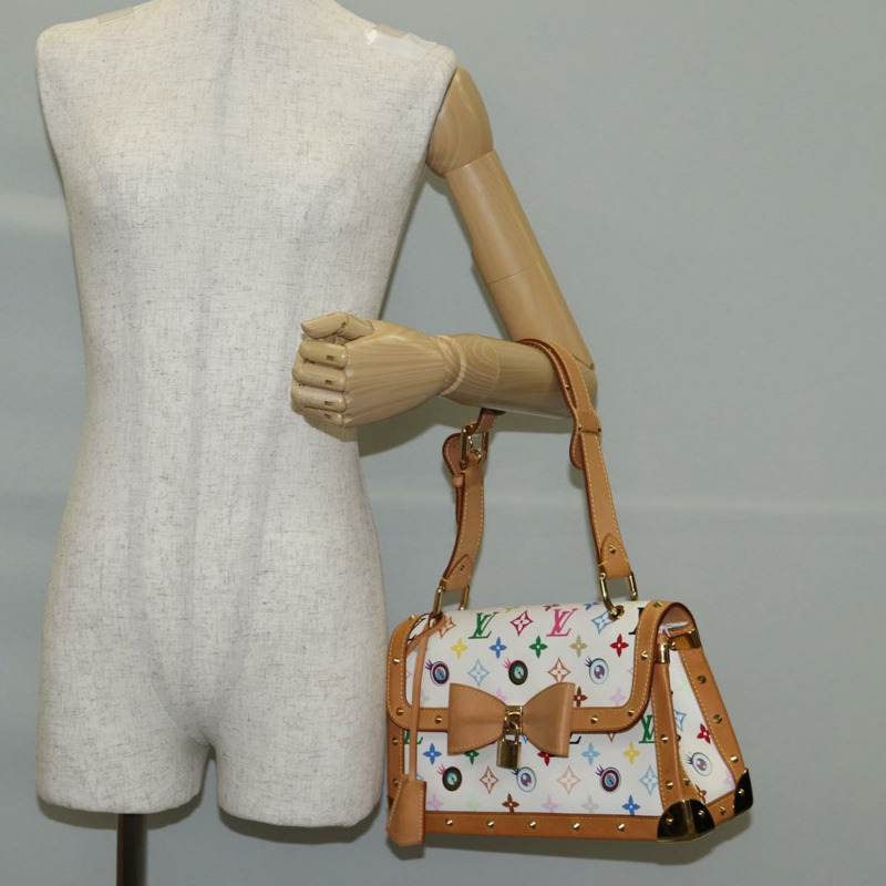 【日本直送】LOUIS VUITTON 多色絲帶 I Miss You 手袋 M92051 正品 128471SV-23