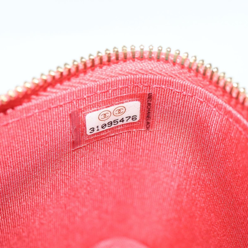 【日本直送】香奈兒鏈單肩包拉菲草紅金 CC 正品 130508M-9