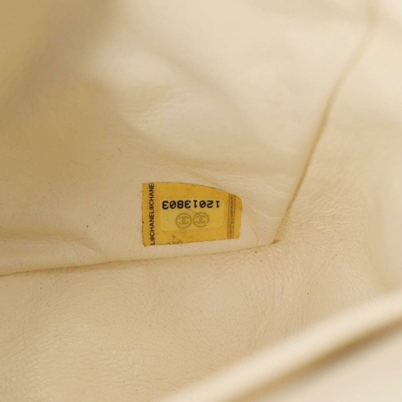 【日本直送】香奈兒 Matelasse 25 鏈條單肩包 棉質 米紅色 CC 正品 128490SV-9