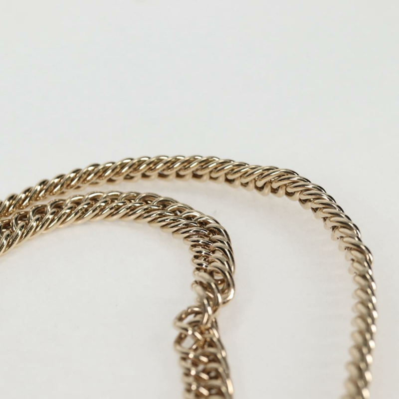 【日本直送】香奈兒 Matelasse 25 鏈條單肩包 棉質 米紅色 CC 正品 128490SV-13