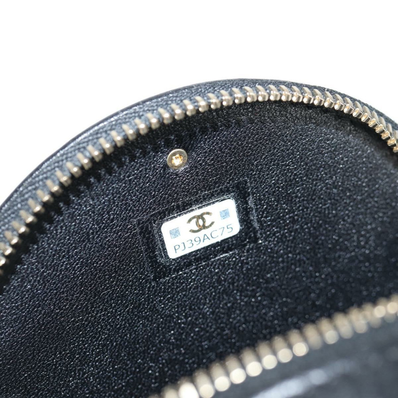 【日本直送】香奈兒 Matelasse 鏈條單肩包 小羊皮 黑金 CC 正品 131082M-10