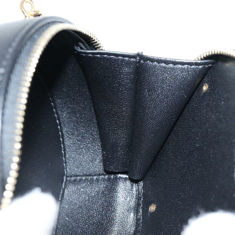 【日本直送】香奈兒 Matelasse 鏈條單肩包 小羊皮 黑金 CC 正品 131082M-20