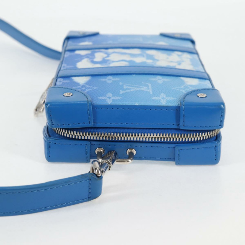 【日本直送】路易威登 Monogram Clouds 軟皮旅行箱錢包包藍色 M45432 LV 正品 128464A-2
