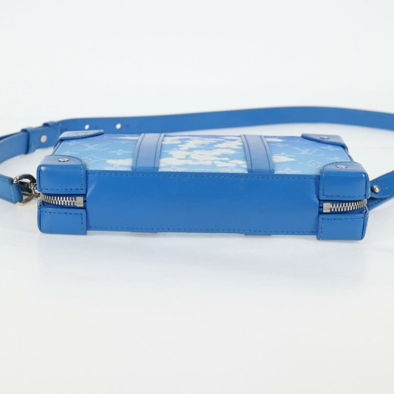 【日本直送】路易威登 Monogram Clouds 軟皮旅行箱錢包包藍色 M45432 LV 正品 128464A-4