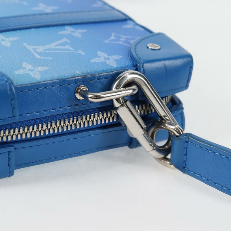 【日本直送】路易威登 Monogram Clouds 軟皮旅行箱錢包包藍色 M45432 LV 正品 128464A-17
